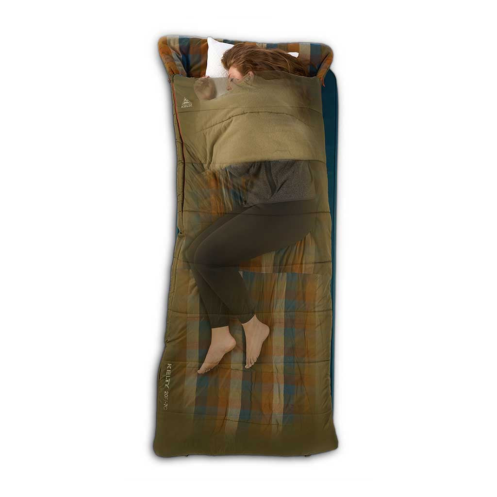 Wayback -7°C Kelty 35431725BOV Sleeping Bags O/S / Burnt Olive