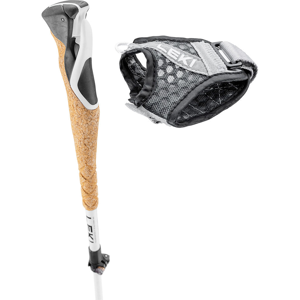 Cross Trail FX Superlite Carbon (Pair) Leki 65426801 Walking Poles 110-130cm / White/Envy/Black