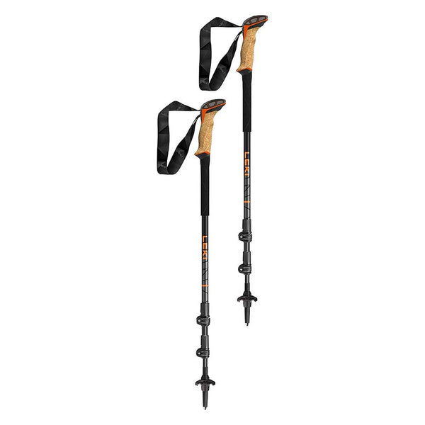 Makalu Cork Lite (Pair) Leki 652210892 Walking Poles 100-135cm / Black