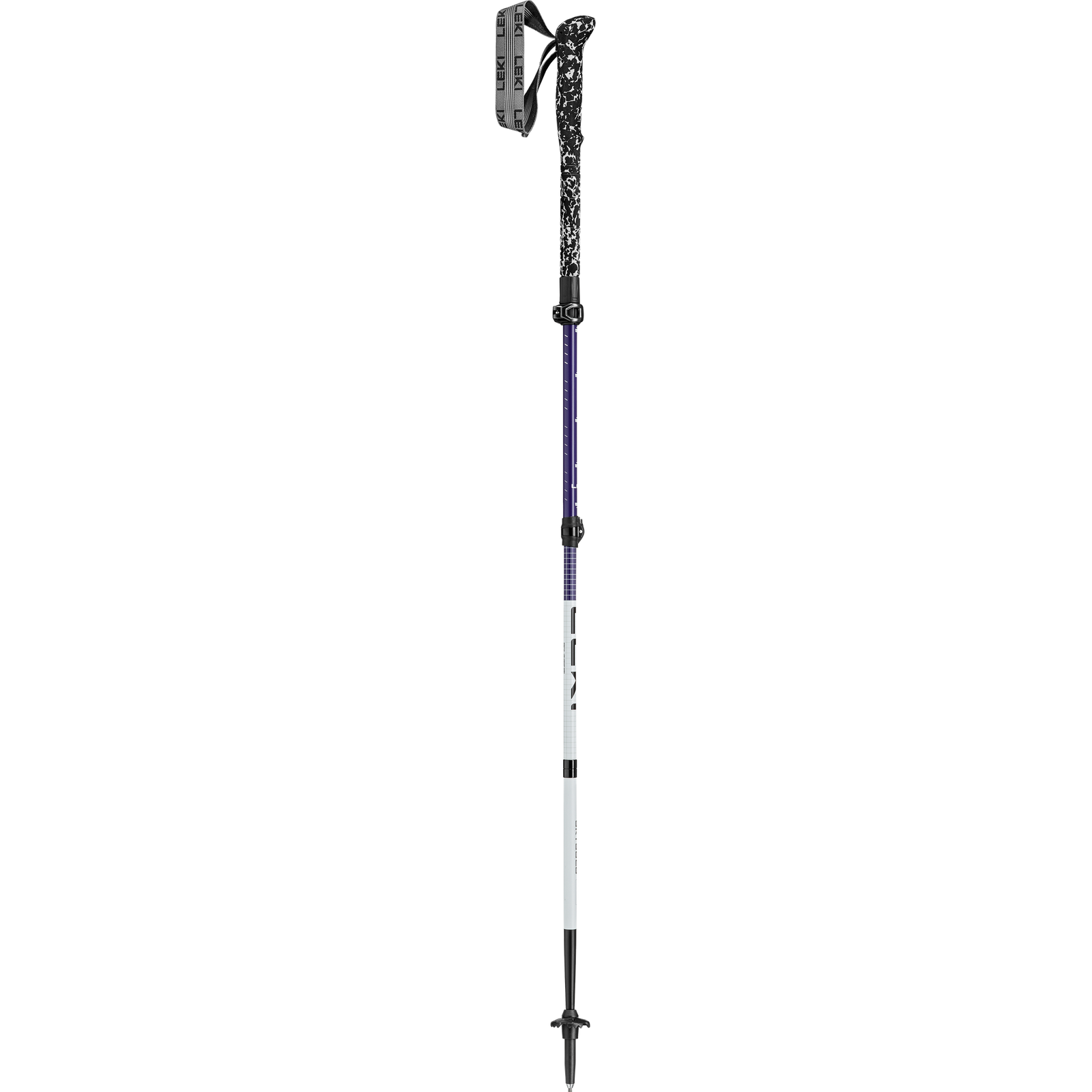 Skysolo FX Carbon Compact Leki 65627102C Walking Poles 100 - 120 cm / White Blue/Purple Black