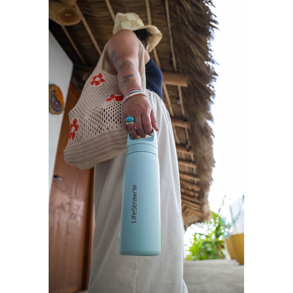 Lifestraw Go 1 Litre | Stainless Steel LifeStraw LSLGV41SBLWW Water Filters 1 L / Icelandic Blue