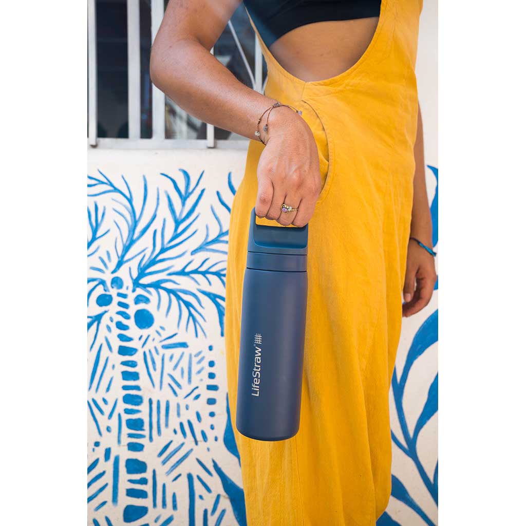 Lifestraw Go 500ml | Stainless Steel LifeStraw LSGV418IBWW Water Filters 500 ml / Icelandic Blue