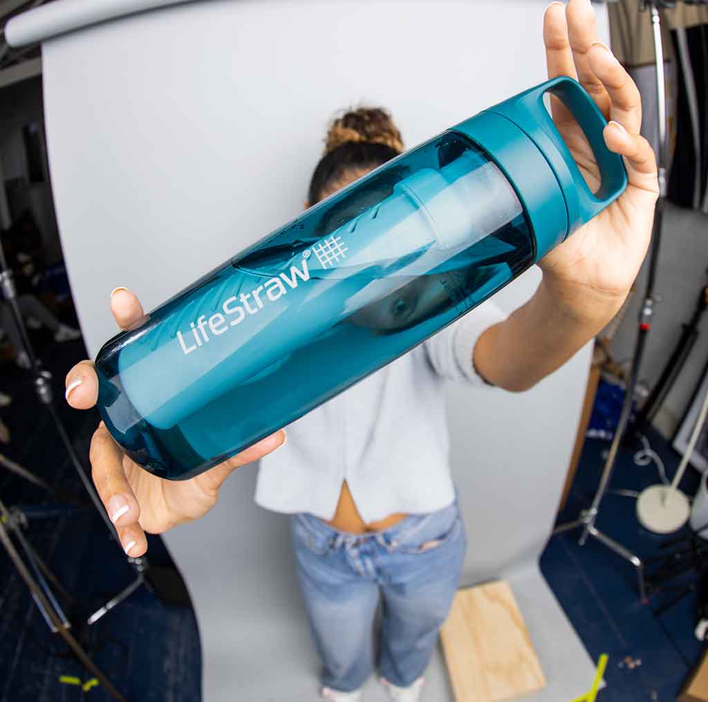 Lifestraw Go 650ml | Tritan Renew LifeStraw LSLGV422GYWW Water Filters 650 ml / Nordic Noir