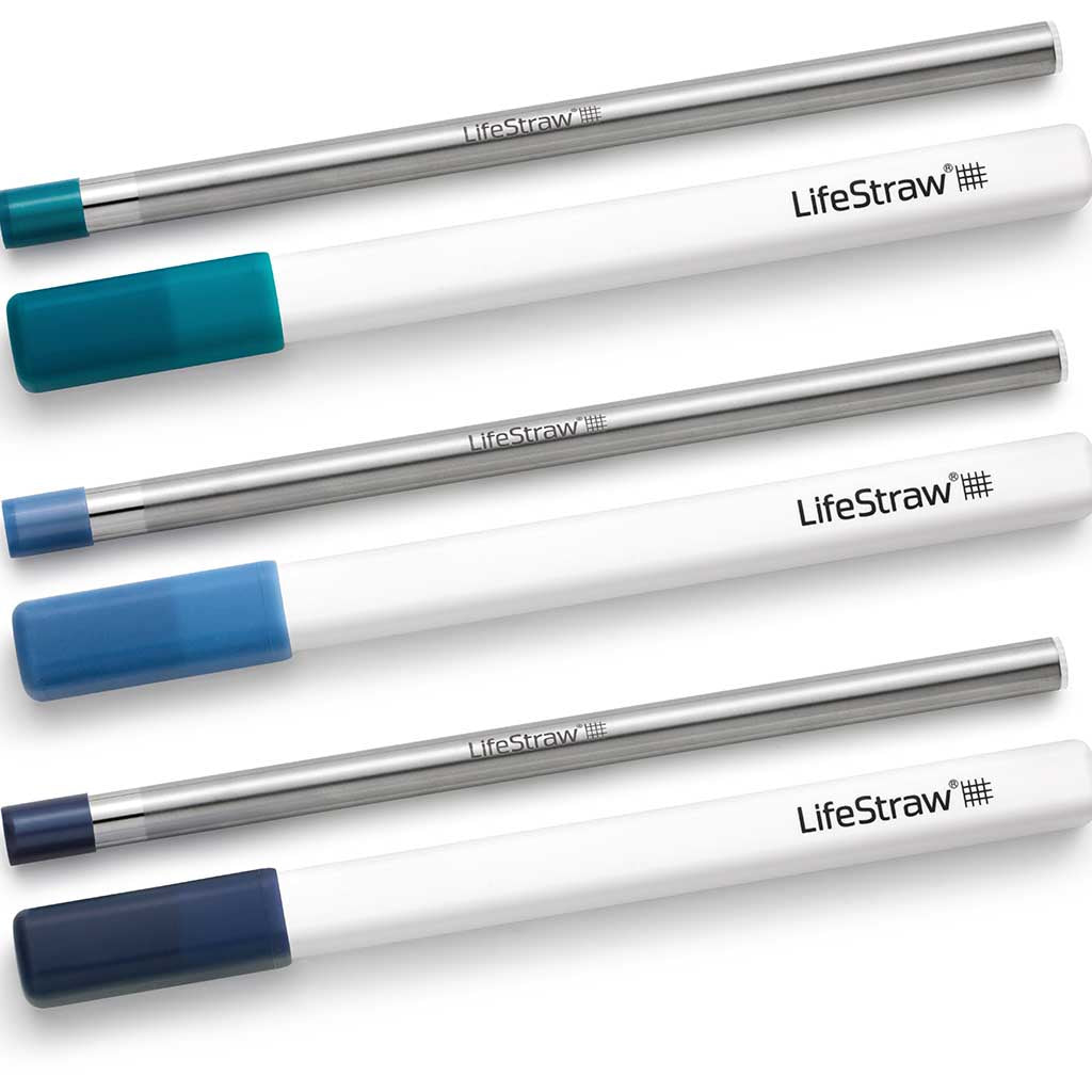 LifeStraw SIP with Carry Case LifeStraw LSSIP1MDWW Water Filters One Size / Midnight Blue
