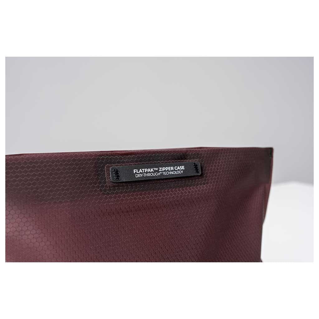 FlatPak Zipper Toiletry Case Matador MATFPZ001R Washbags One Size / Garnet