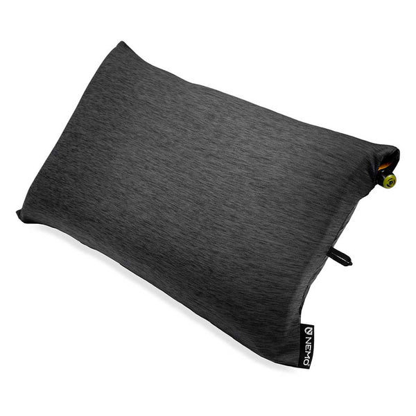 Fillo Camping Pillow | Wide NEMO Equipment 811666036070 Camping Pillows One Size / Black Pearl / Birch Bud