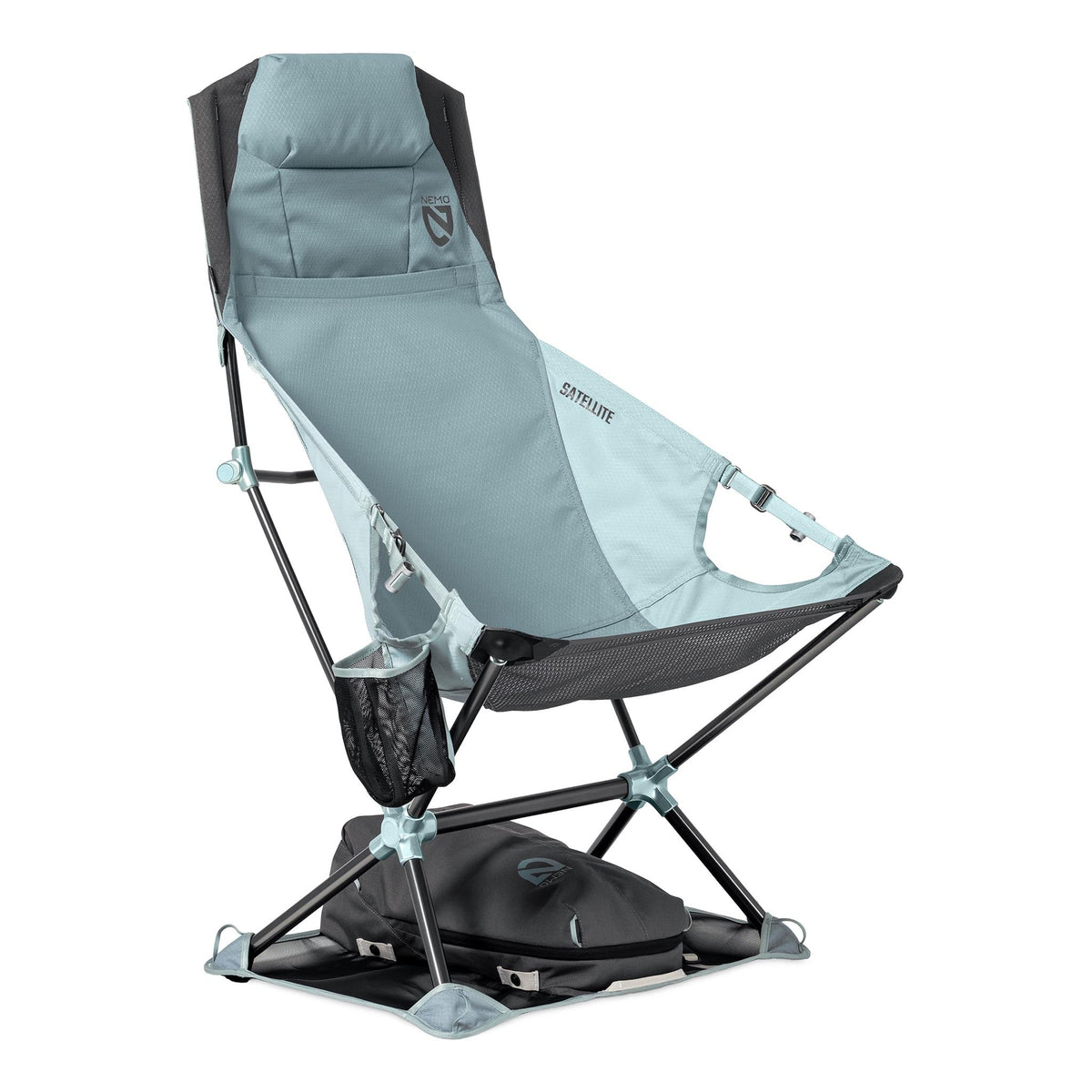 Satellite Reclining Camp Chair NEMO Equipment 811666038173 Chairs One Size / Arctic/Aquifer
