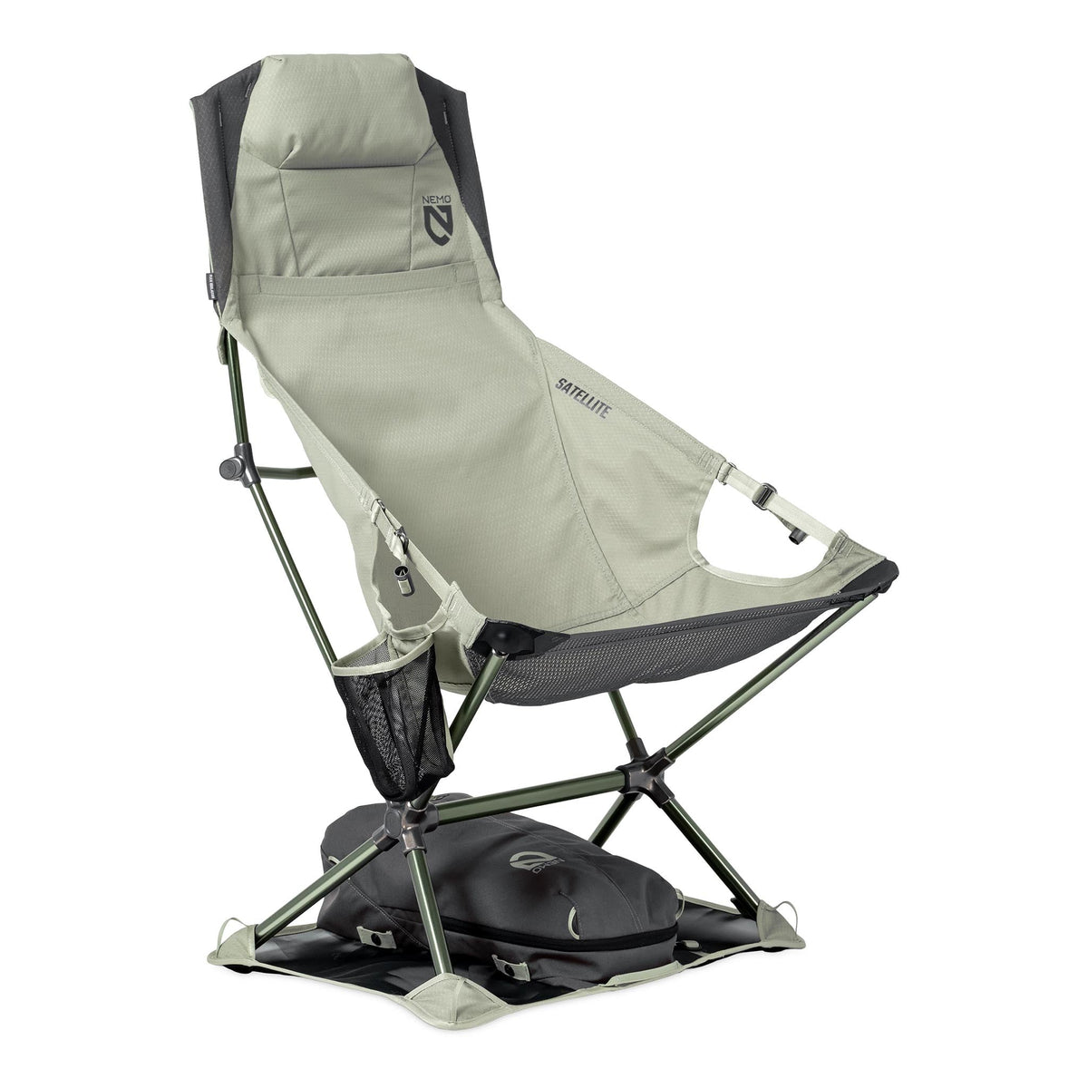 Satellite Reclining Camp Chair NEMO Equipment 811666038180 Chairs One Size / Marsh