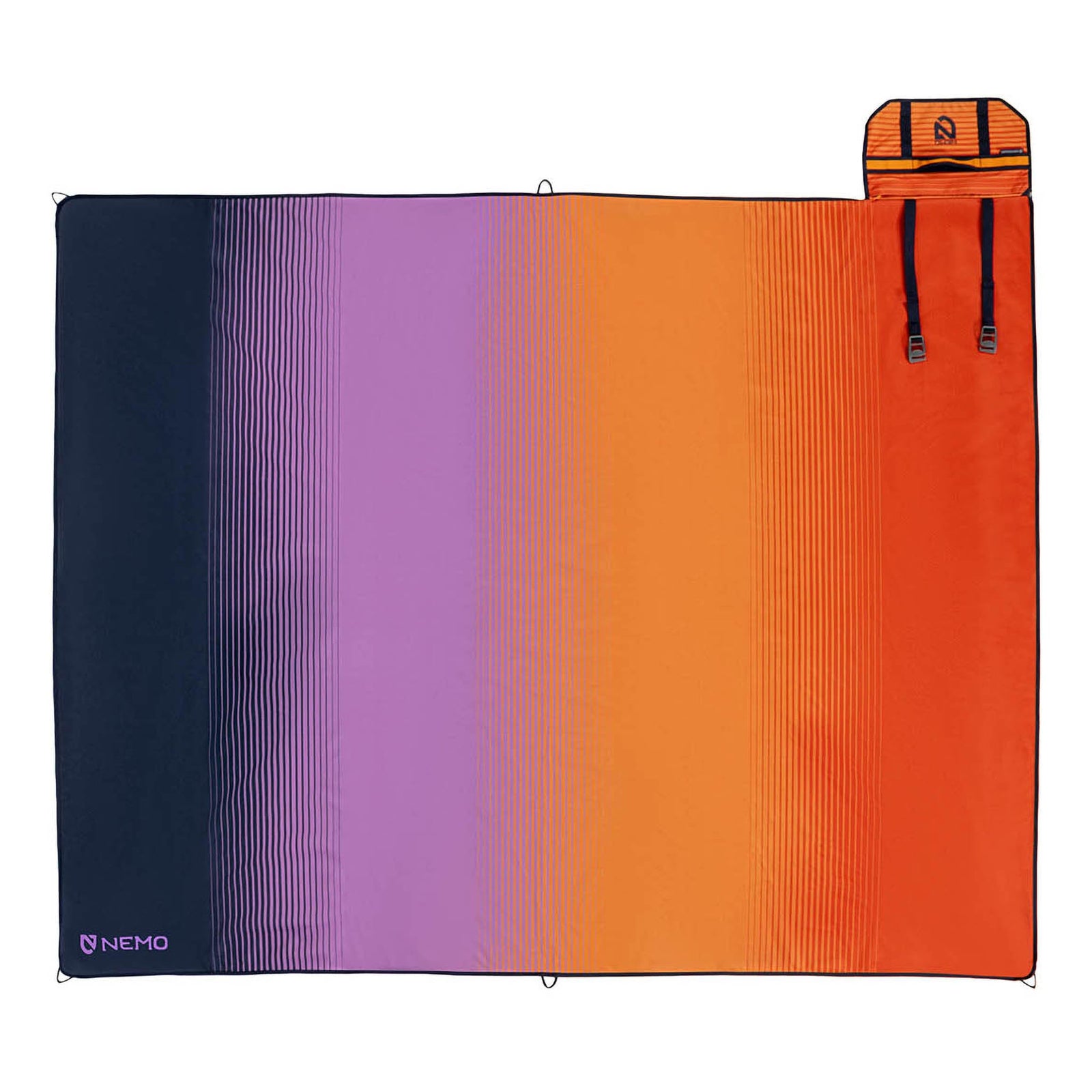 Victory Patio Blanket NEMO Equipment 811666038524 Blankets Large / Sun Orange Stripe