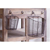 Inkollu Wall Hung Baskets nkuku IB7001 Baskets Set of 2 / Aged Brass