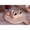 Milaku Mango Wood Salt & Pepper Server nkuku MS6001 Cooking Accessories One Size / Natural