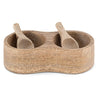 Milaku Mango Wood Salt & Pepper Server nkuku MS6001 Cooking Accessories One Size / Natural