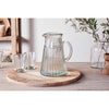Minati Ribbed Glass Jug nkuku MJ2301 Jugs 2.5L / Clear