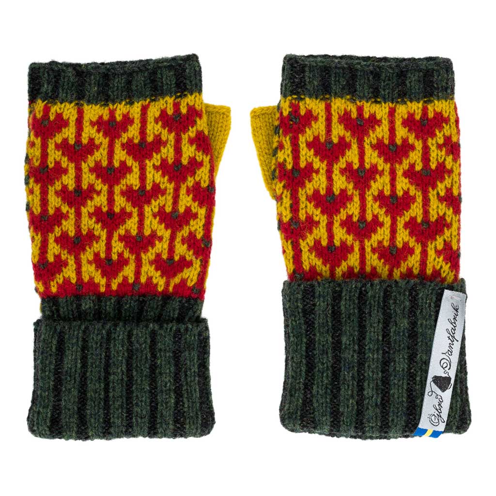 Fästfolk Evelina &amp; Evald Wristwarmer Öjbro Vantfabrik OFAS58PVLA Wristwarmer One Size / Fästfolk Evelina &amp; Evald