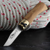 Italian Olive Folding Knife | Stainless Serrated Old Bear Pocket Knives