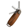 Crazy Horse Leather Key Organiser Orbitkey CHLO-2-CBCBGM Keyrings O/S / Chestnut Brown / Brown