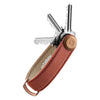 Waxed Canvas Key Organiser Orbitkey KWC2-BRD-107 Keyrings O/S / Brick Red