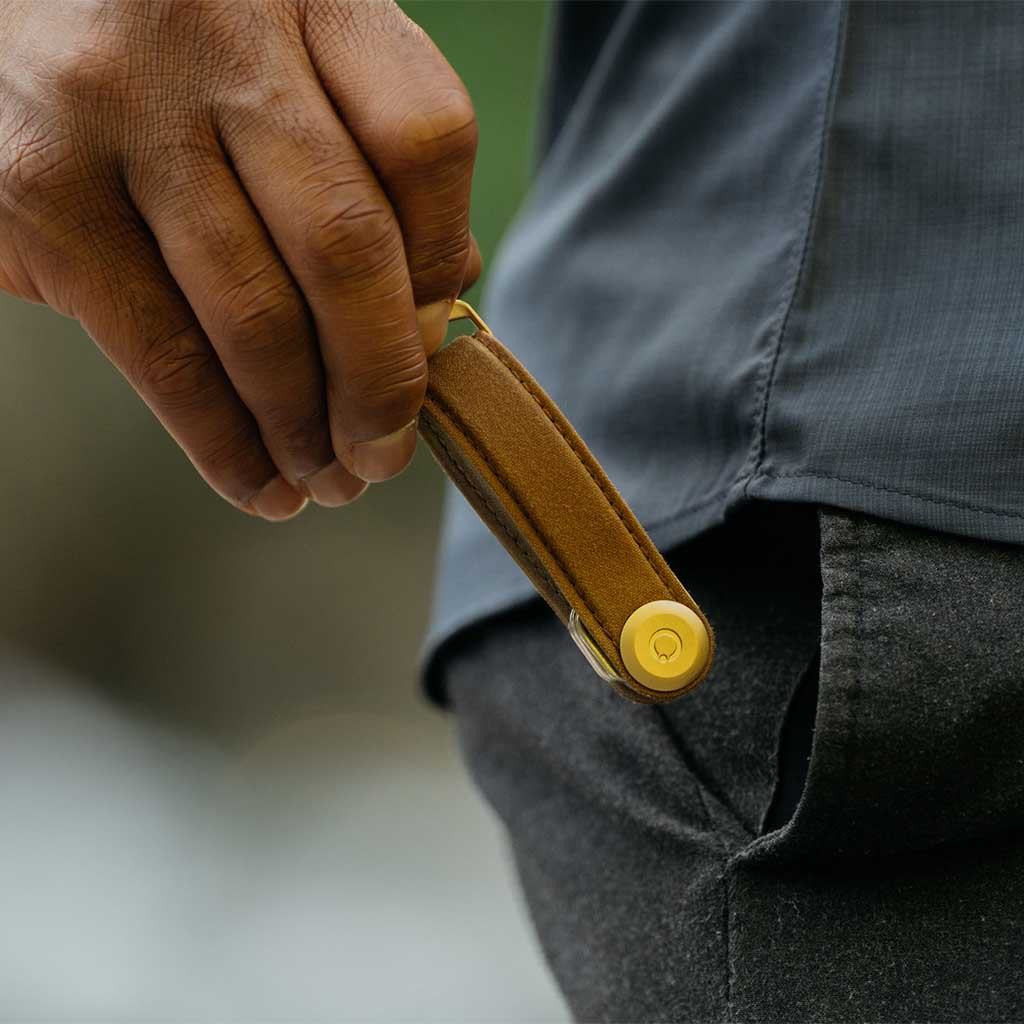 Organiseur De Clés Orbitkey En Toile Cirée - Pour 2 à 7 Clés + Porte-clés - Mécanisme Verrouillé, Silencieux Et Compact