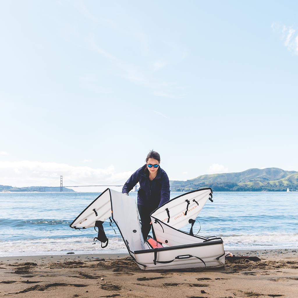Beach LT Oru Kayak OKY302-ORA-LT Kayaks 1P / White