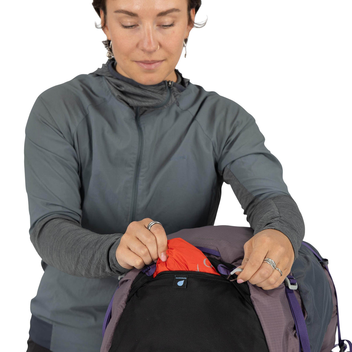 Hikelite 28 Osprey 10007553 Backpacks One Size / Graphite Purple