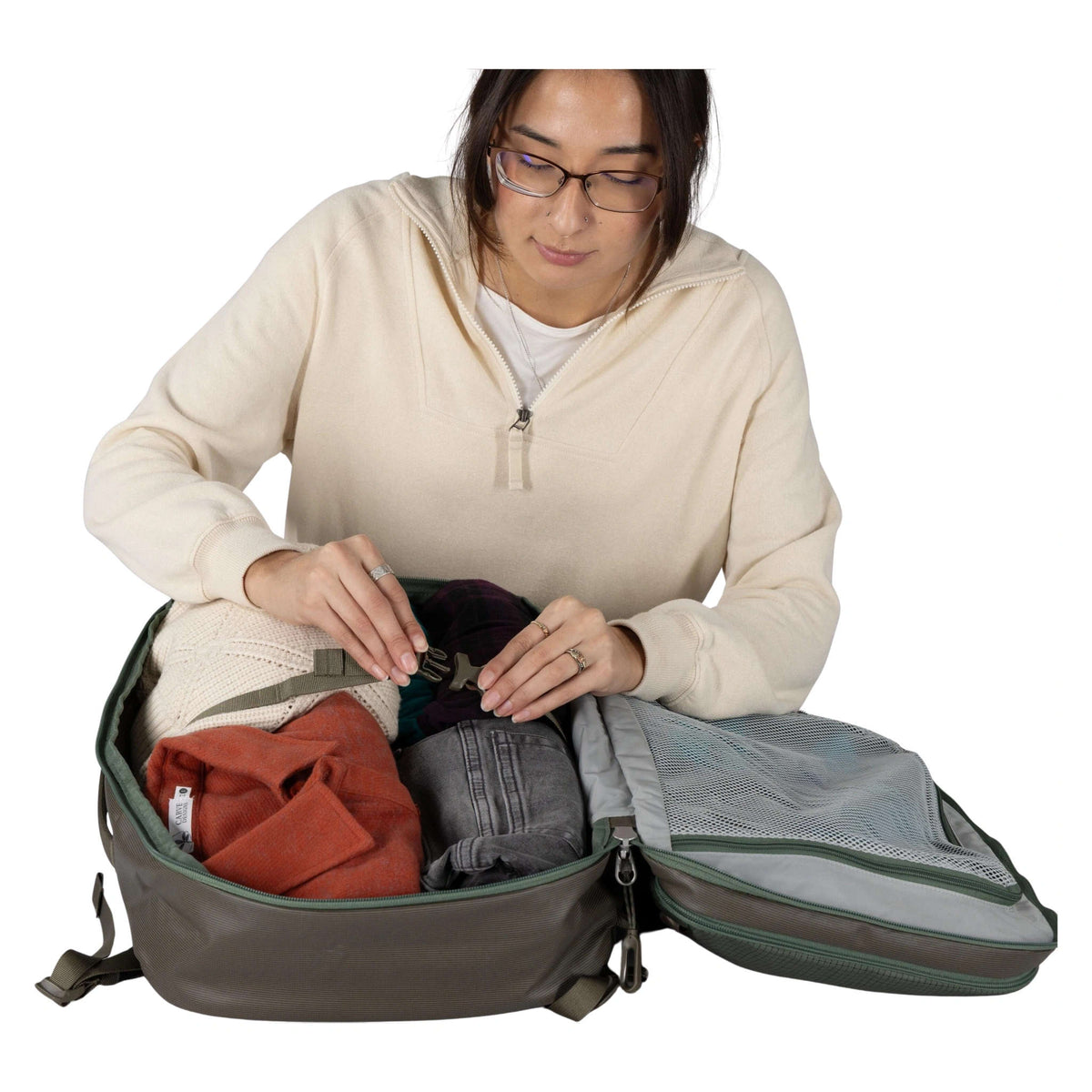 Transporter Travel Pack Osprey 10007723 Backpacks 26-32L / Pine Leaf Green