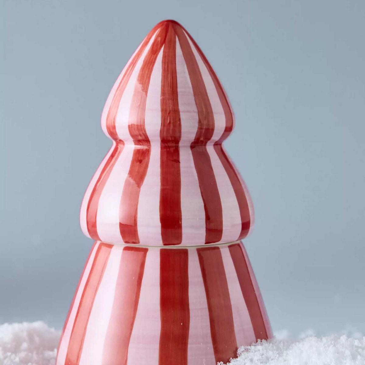 Cabana Christmas Ceramic Tree Candle | Pink Peppermint Paddywax CCT0903EU Candles 9 oz / Pink Peppermint