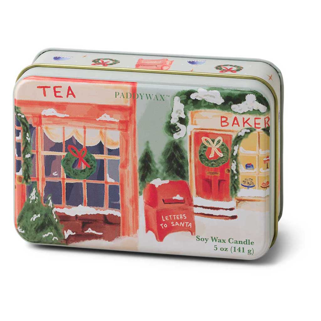 Christmas Tin | Sweet Orange &amp; Fir Paddywax CT0504EU Candles 5oz / Storefront