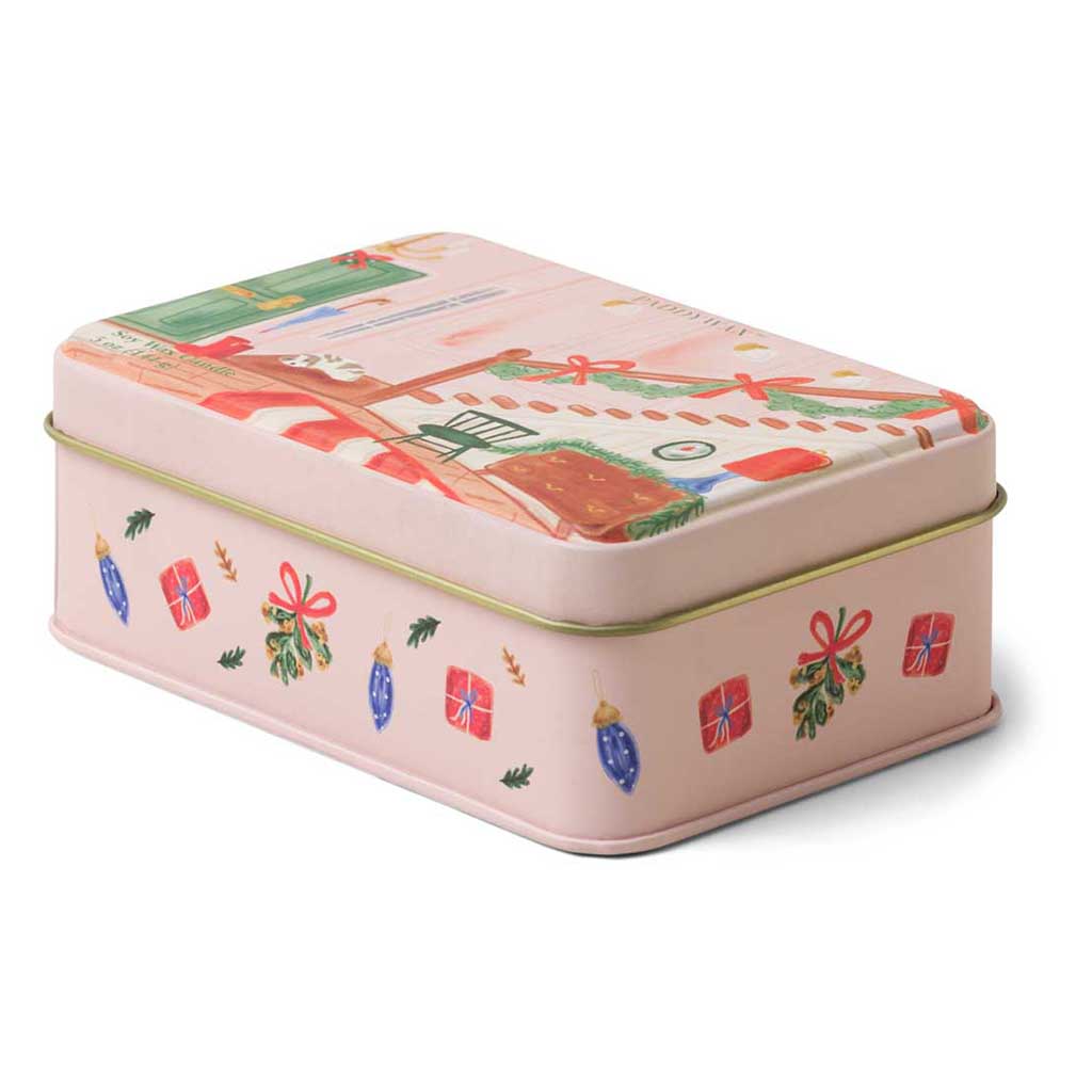 Christmas Tin | Wassail Paddywax CT0502EU Candles 5oz / Staircase
