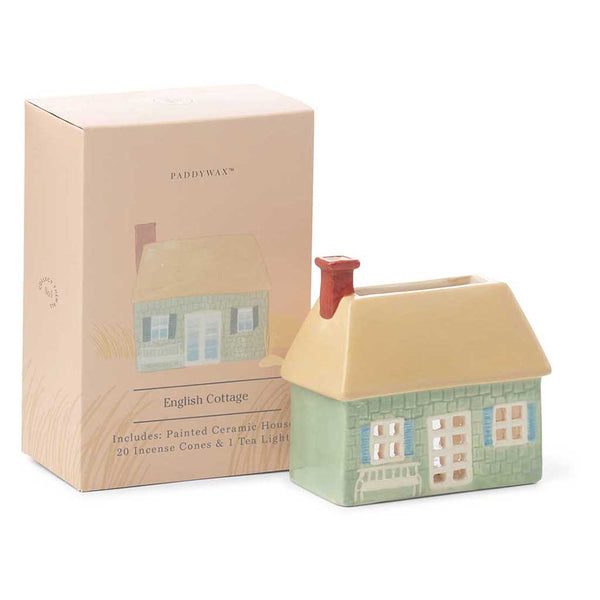 No. 04 English Cottage Style Incense & Tea Light Holder Paddywax IN0025EU Incense O/S / Green