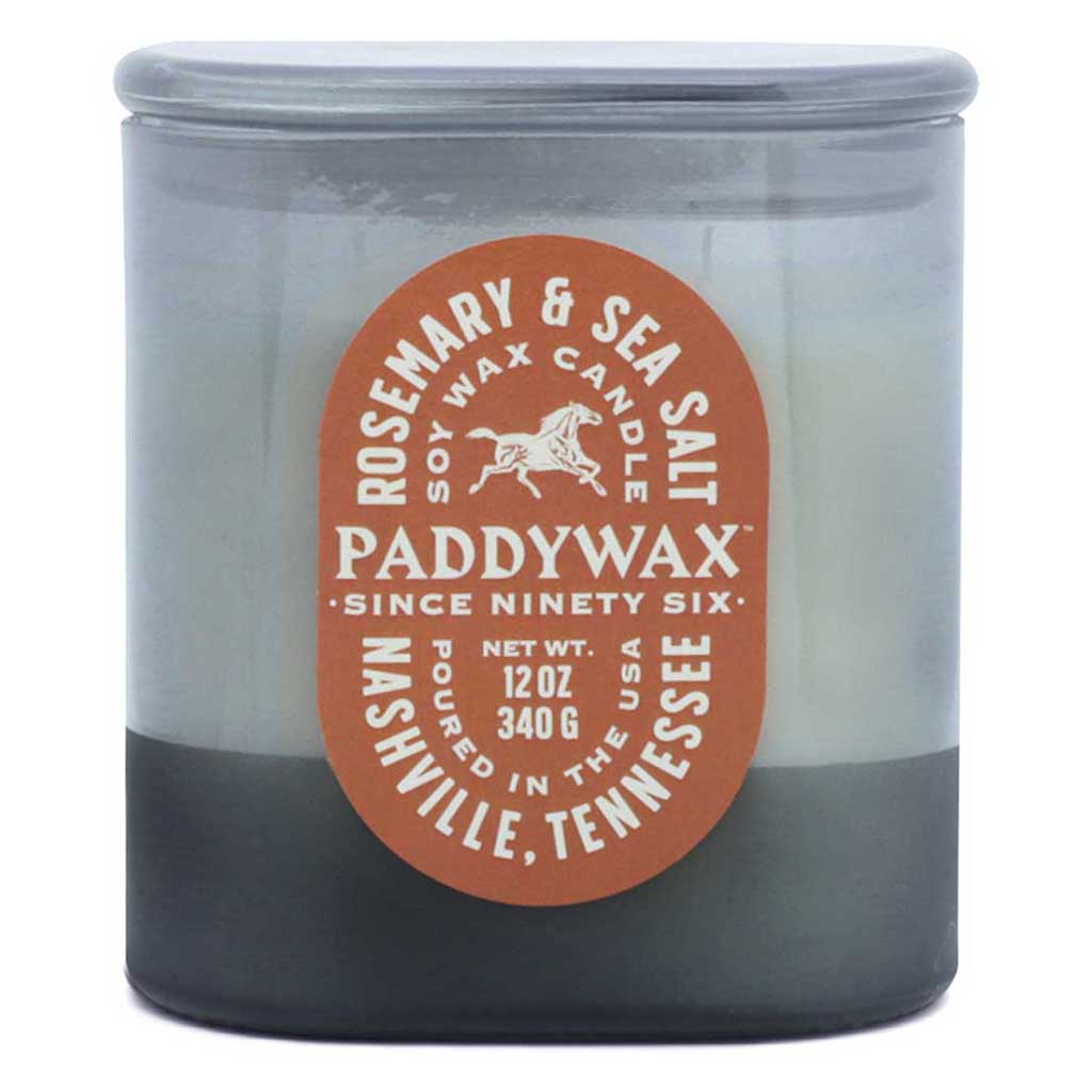 Vista 12oz Candle | Rosemary &amp; Sea Salt Paddywax VS1002EU Candles 12oz / Blue