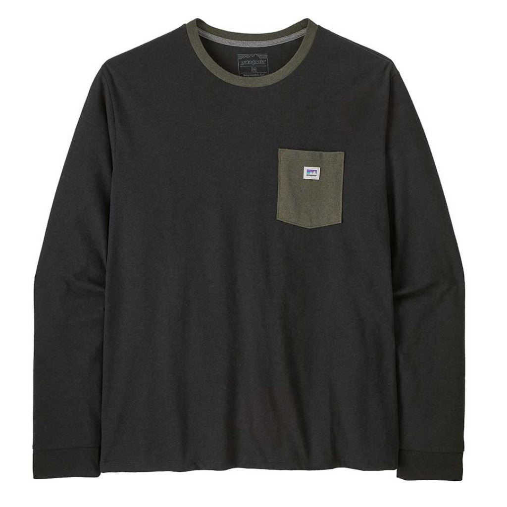 Shop Sticker Pocket Longsleeve Responsibili-Tee | Hommes