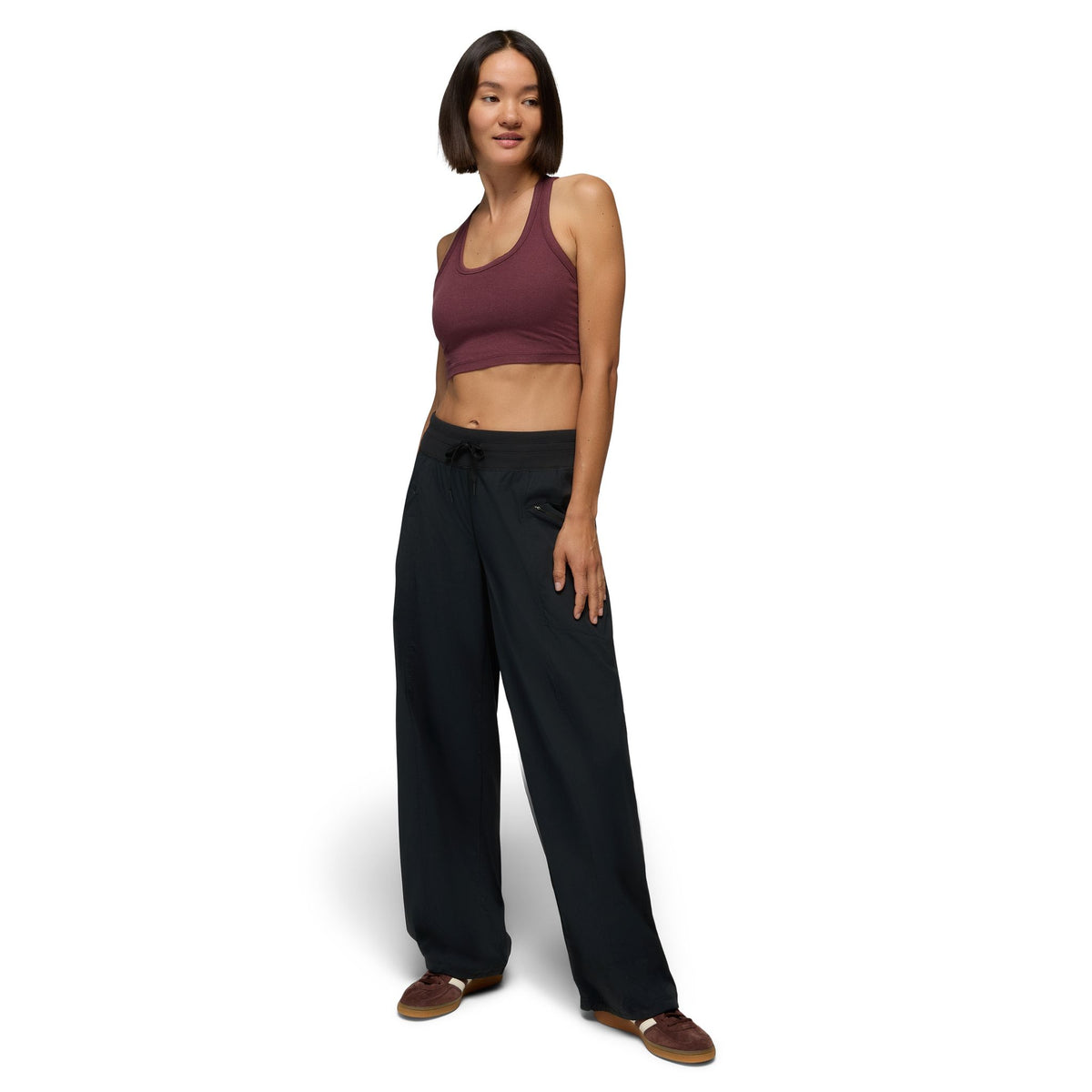 Koen Mid Rise Wide Leg Pant prAna Women's Trousers