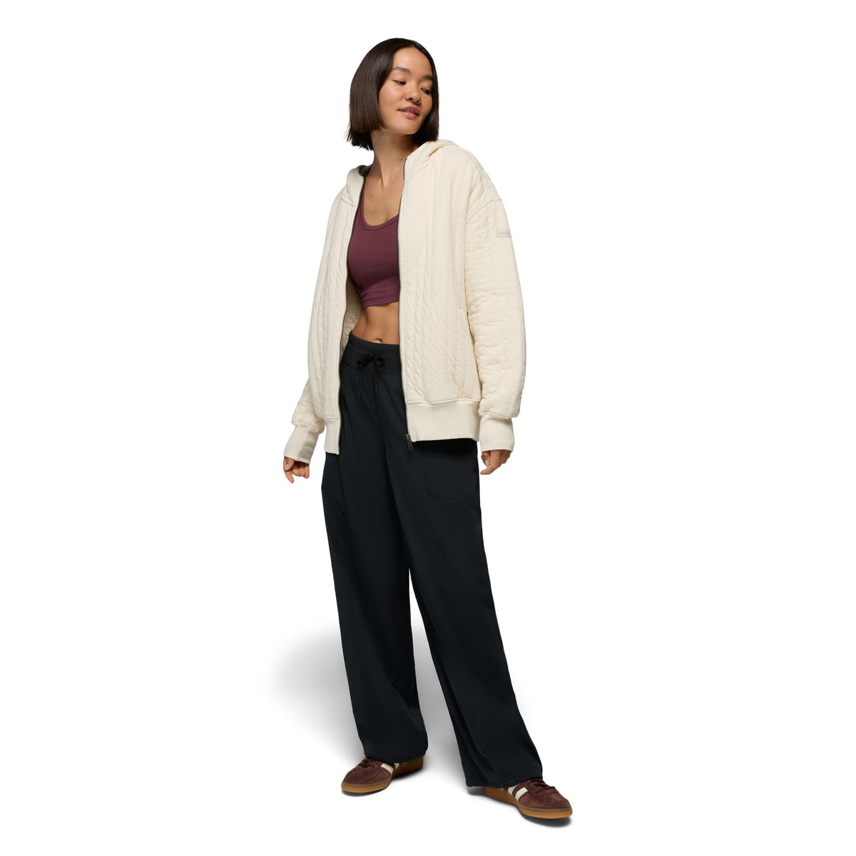 Koen Mid Rise Wide Leg Pant prAna Women's Trousers