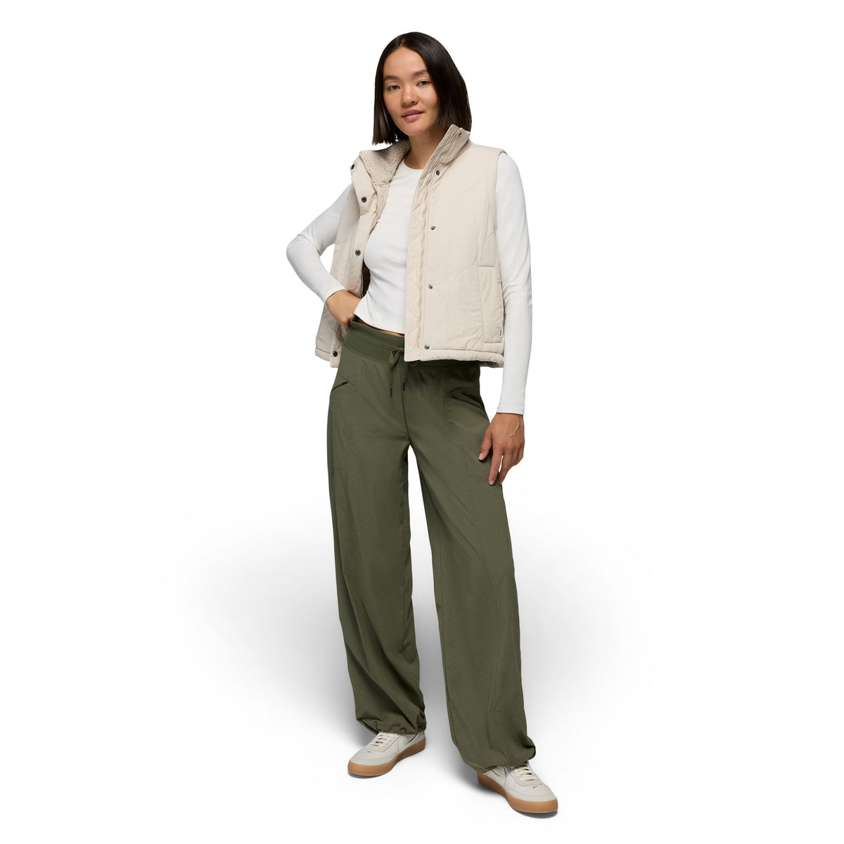 Koen Mid Rise Wide Leg Pant prAna Women's Trousers