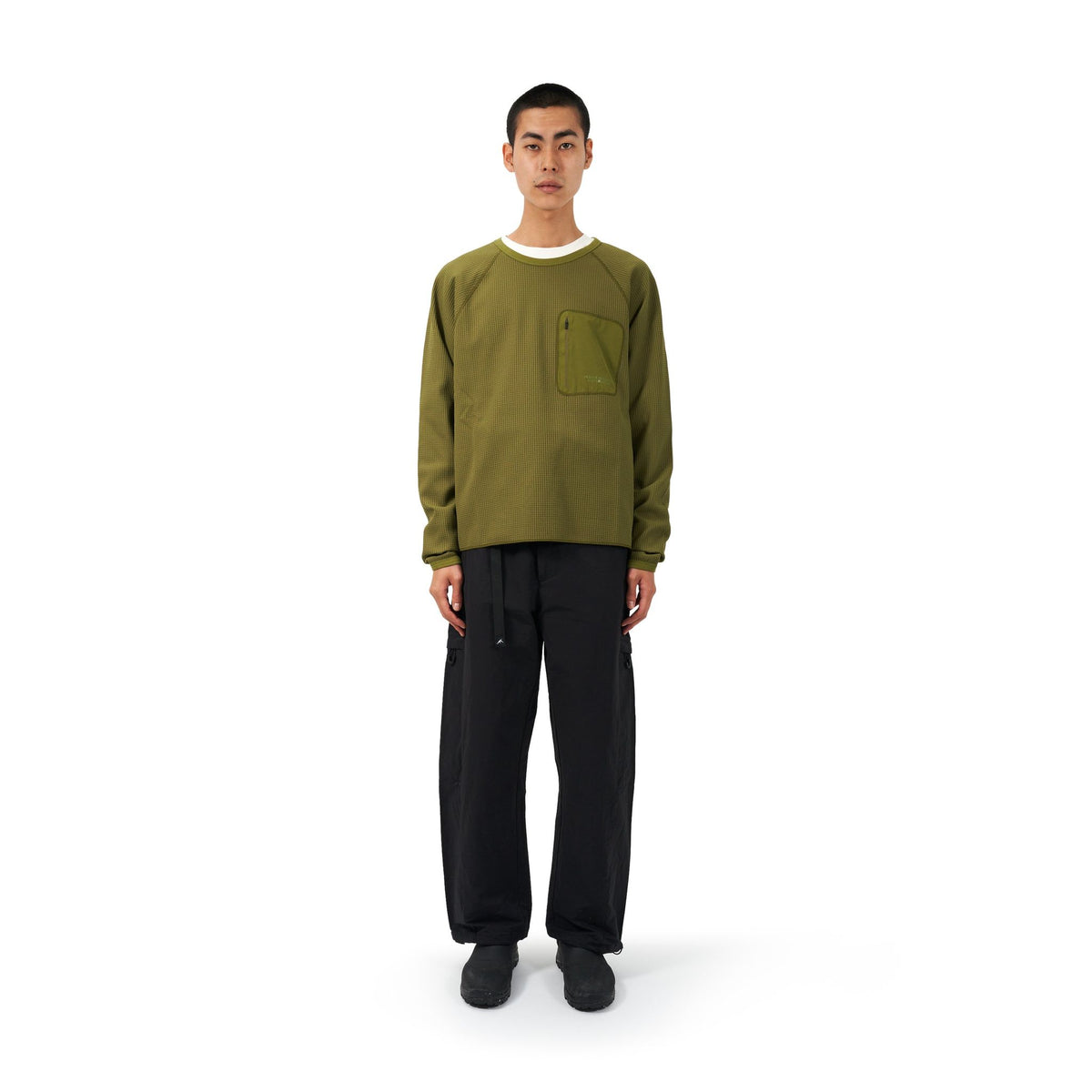 Waffle LS Top Purple Mountain Observatory Men's Long Sleeve Tees