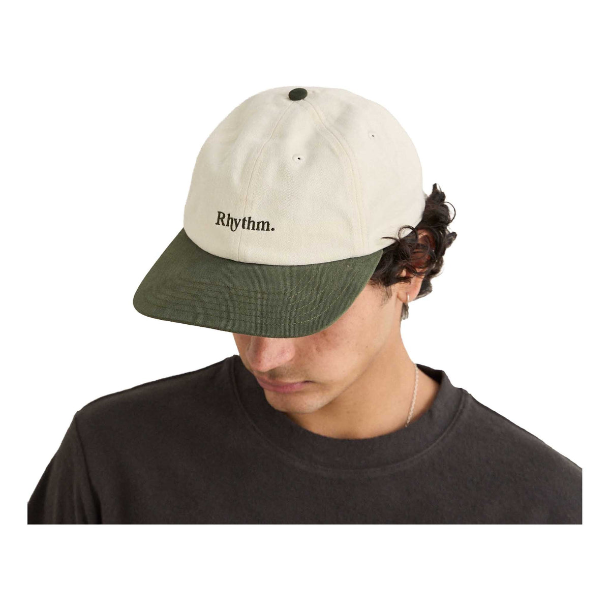 Essential Brushed Twill Cap | Men's Rhythm 0126MHW01-STN-U Caps &amp; Hats One Size / Stone