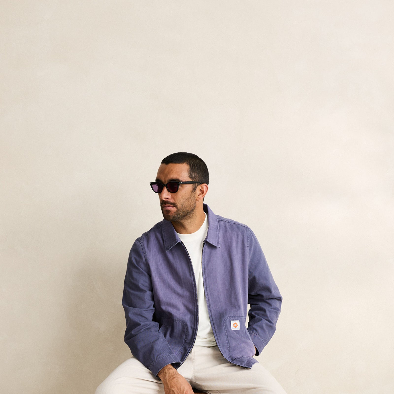 Herringbone Sun Wash Jacket Rhythm Men's Jackets