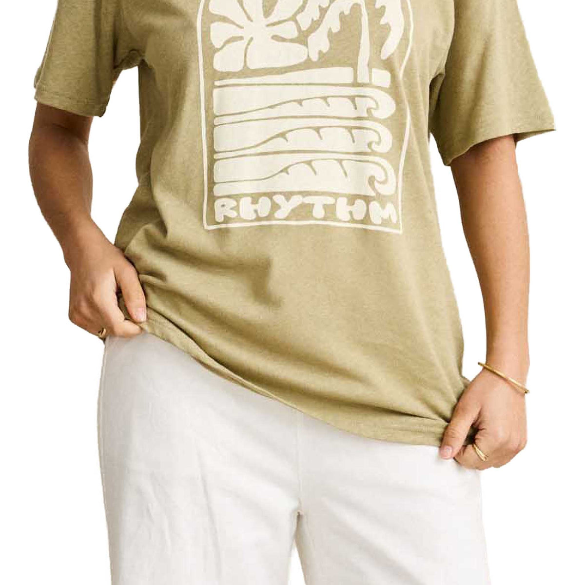 Palm And Sun Oversized Tee | Women's Rhythm Women's Tees