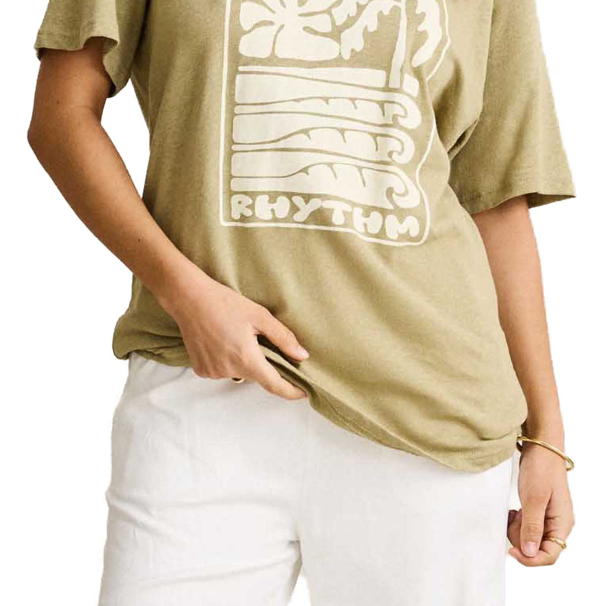 Palm And Sun Oversized Tee | Women's Rhythm Women's Tees