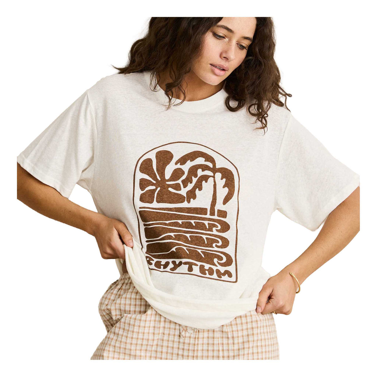 Palm And Sun Oversized Tee | Women's Rhythm Women's Tees
