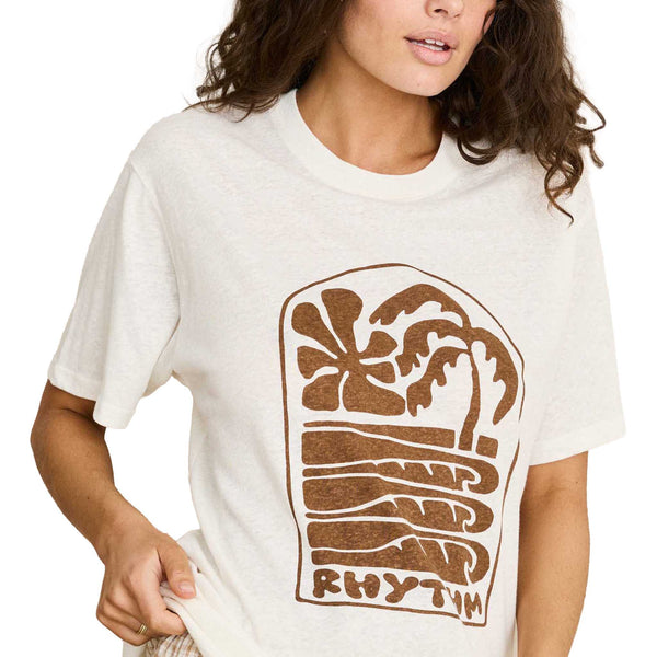 Palm And Sun Oversized Tee | Women's Rhythm Women's Tees