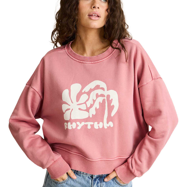Sun And Palm Slouchy Fleece | Women's Rhythm Women's Jumpers
