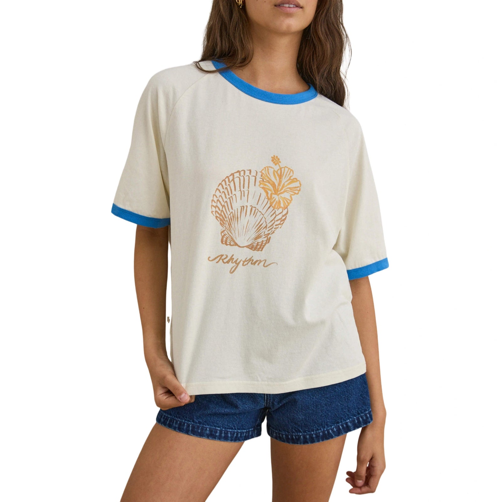 Sunrise Seashell Ringer Tee | Femmes