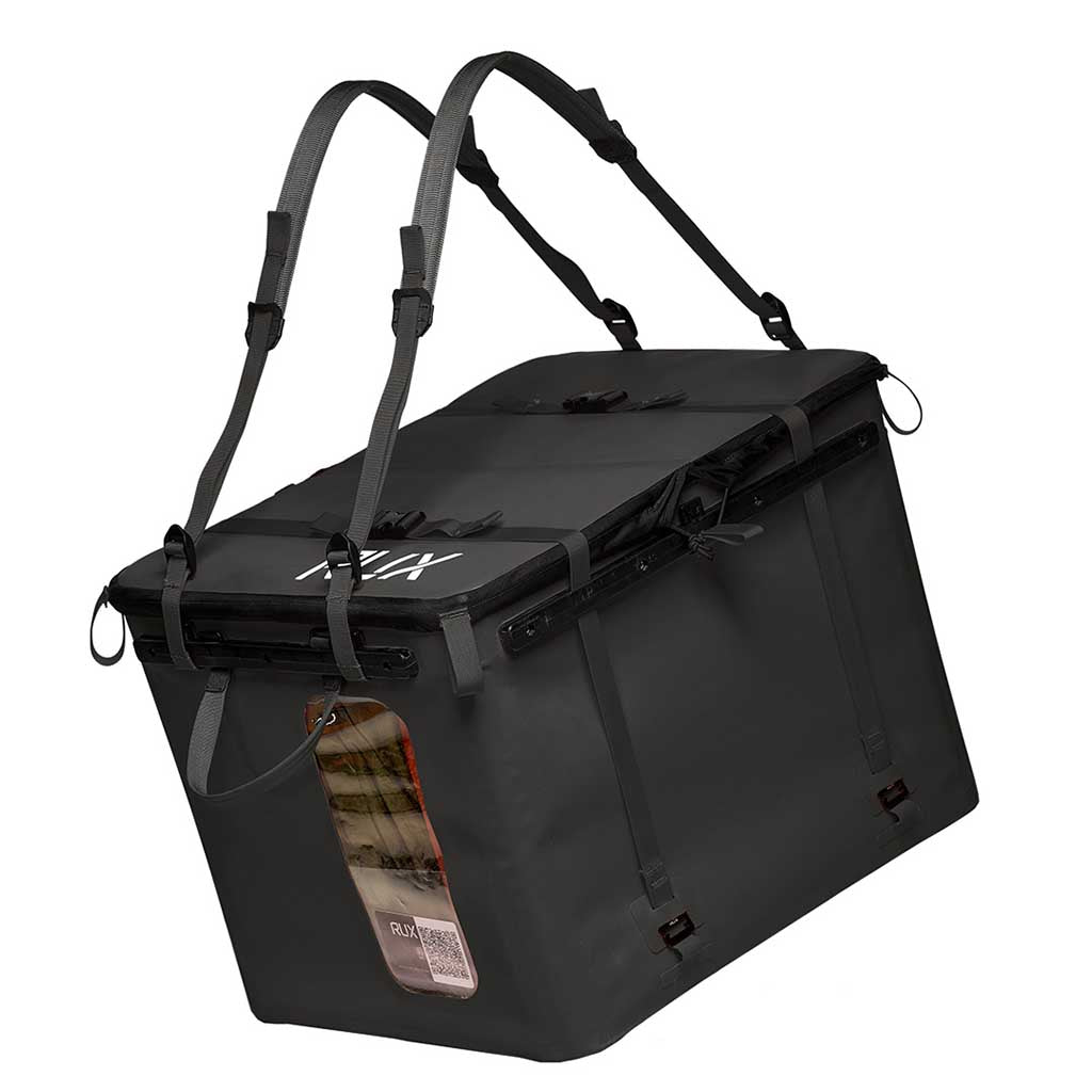 RUX 70L | Tri-Fold Lid RUX PK0122-70B Camp Storage Boxes 70L / Black