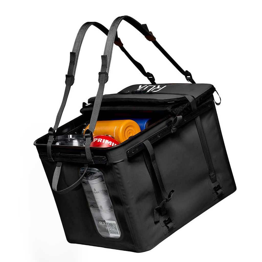 RUX 70L | Tri-Fold Lid RUX PK0122-70B Camp Storage Boxes 70L / Black
