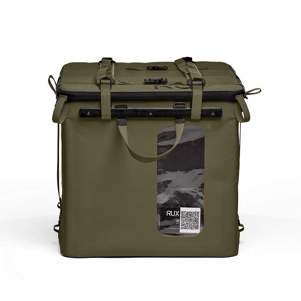 RUX 70L | Tri-Fold Lid RUX PK0122-70G Camp Storage Boxes 70L / Green