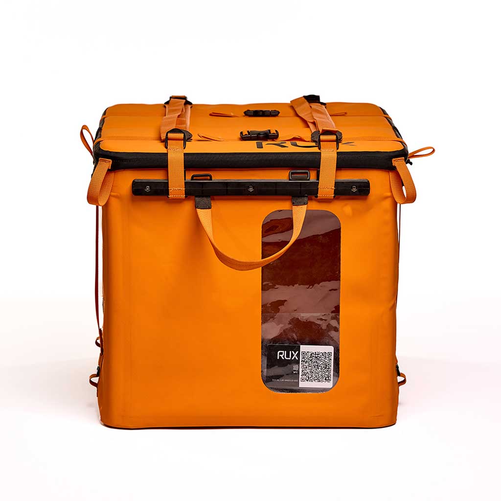 RUX 70L | Tri-Fold Lid RUX PK0124-70OR Camp Storage Boxes 70L / Orange