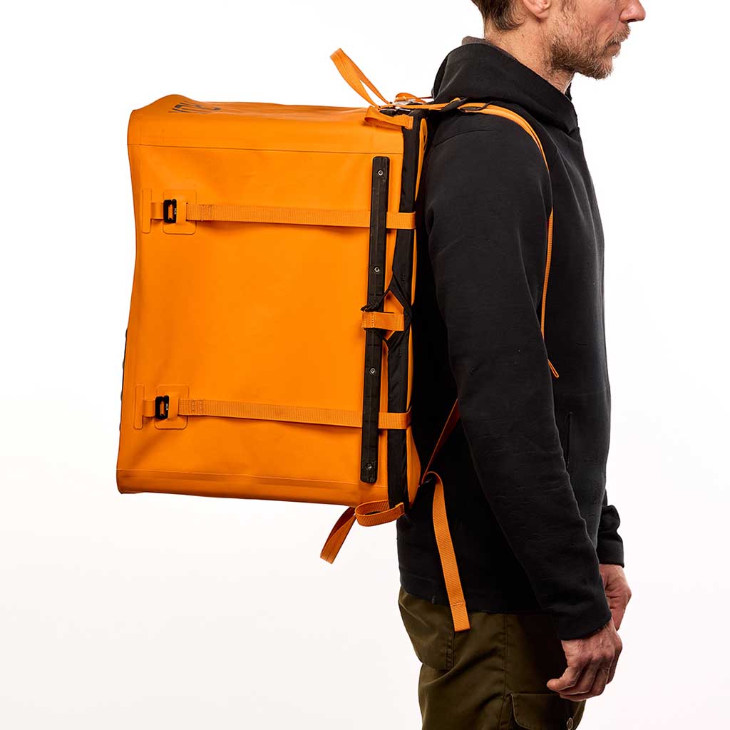 RUX 70L | Tri-Fold Lid RUX PK0124-70OR Camp Storage Boxes 70L / Orange