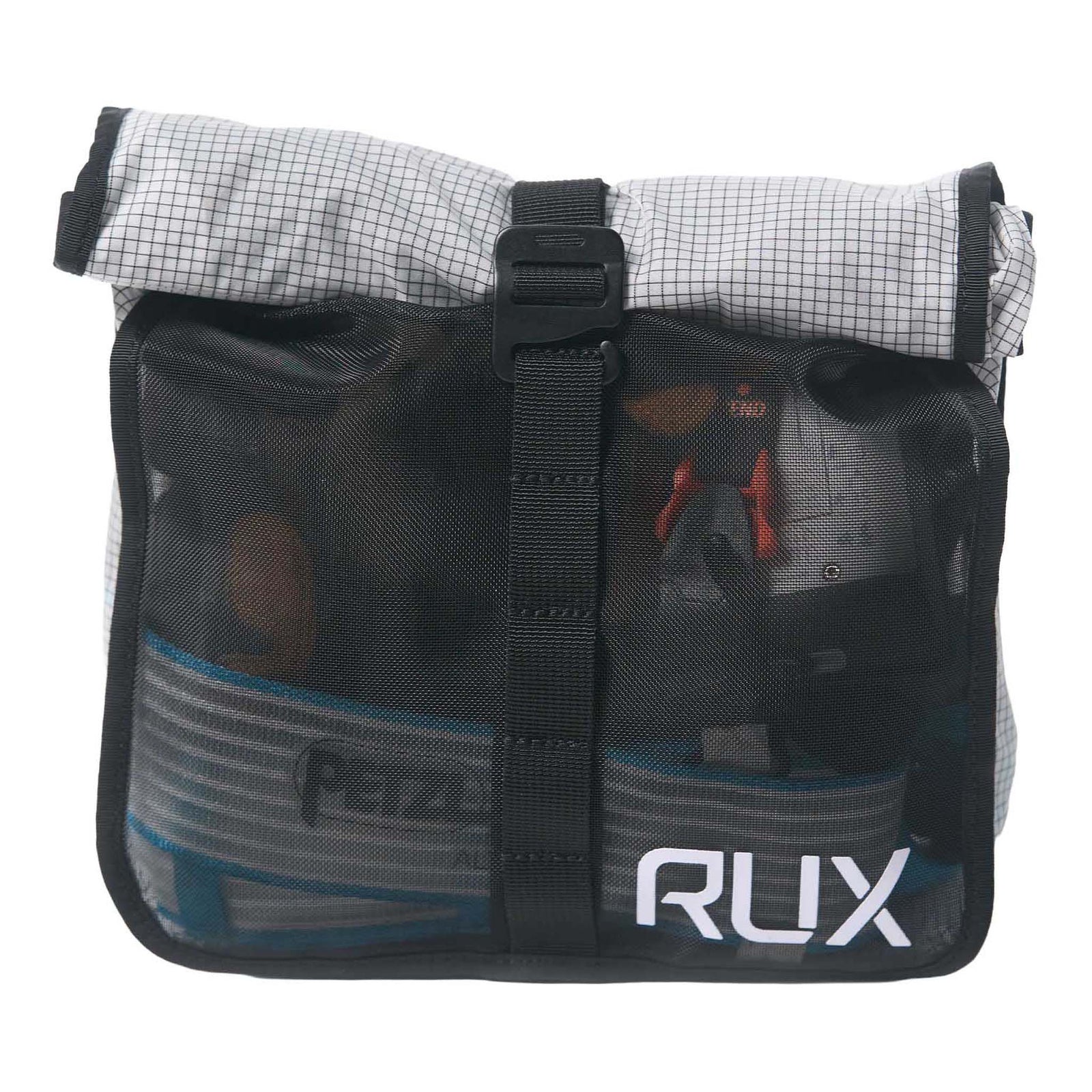 RUX Packing Pocket 2L Mesh RUX PK0824-A35M Camp Storage Bags 2L / White With Black Grid