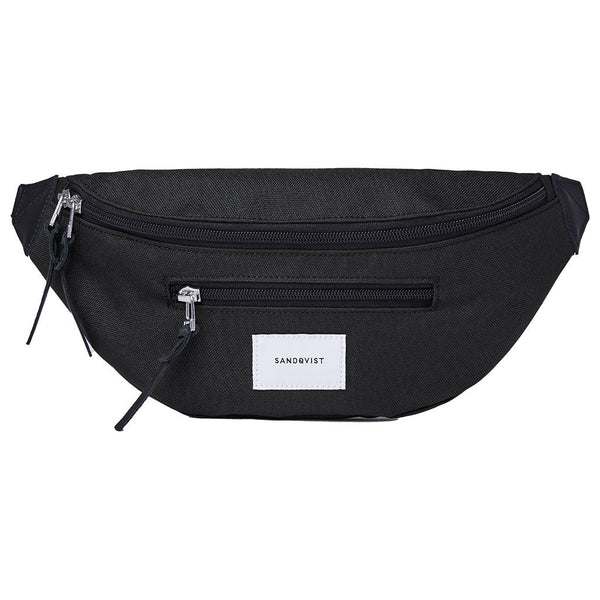 Aste Sandqvist SQA1036 Sling bag 1.5L / Black with Black Leather